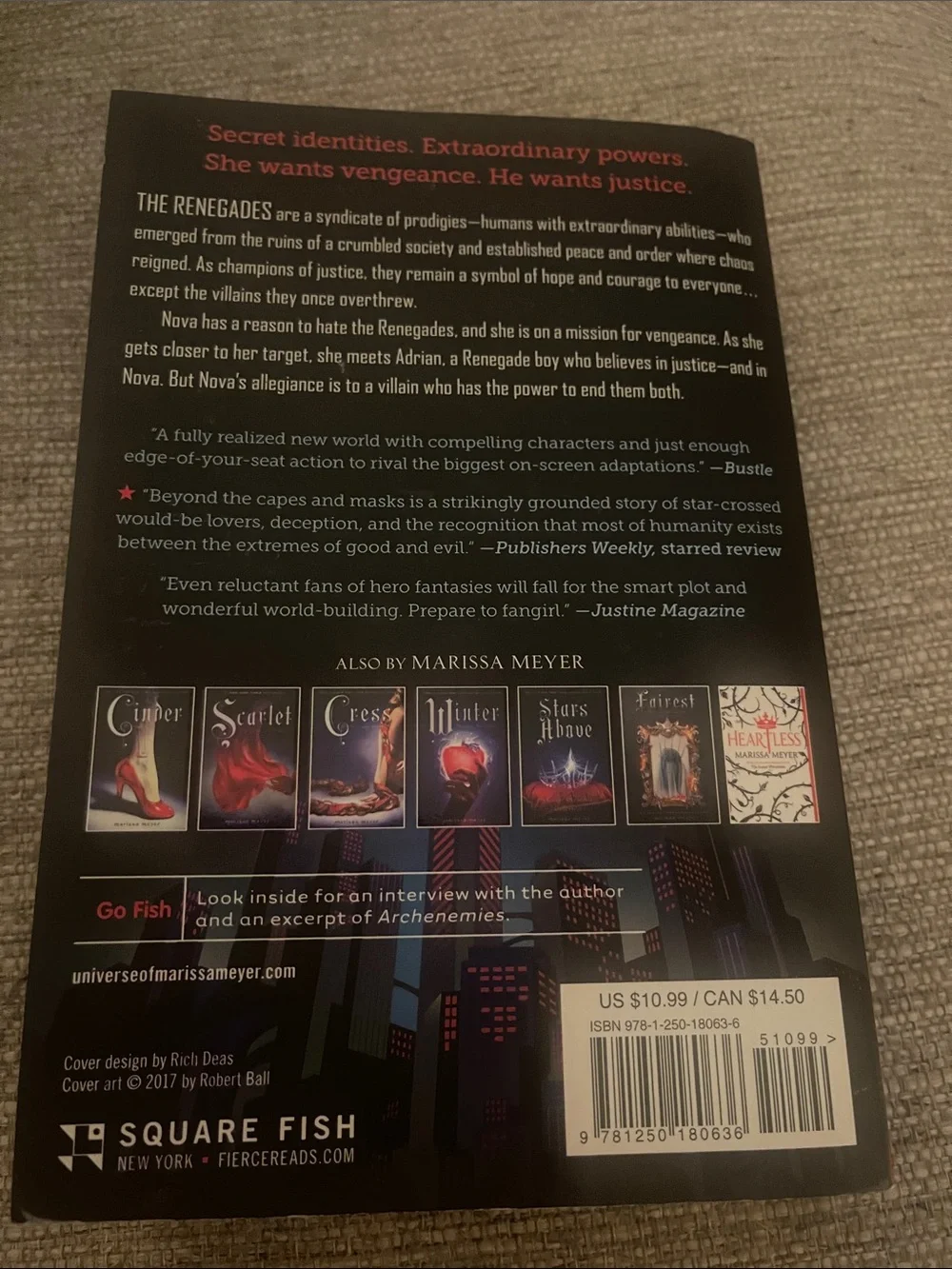 Renegades by Marissa Meyer (Paperback)
